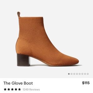 Everlane Glove Boot in Toffee NEVER WORN